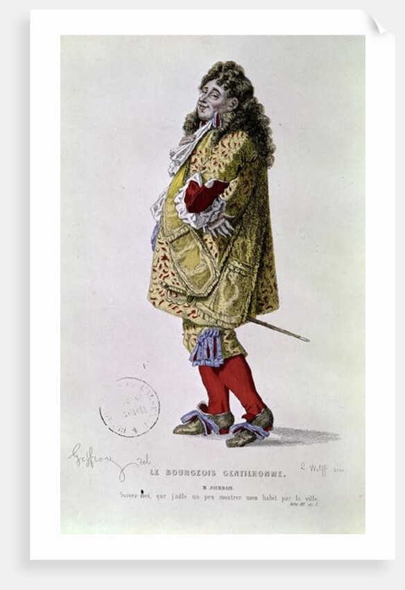 Follow me, that I might a little show my dress about the town by Edmond A.F. (after) Geffroy