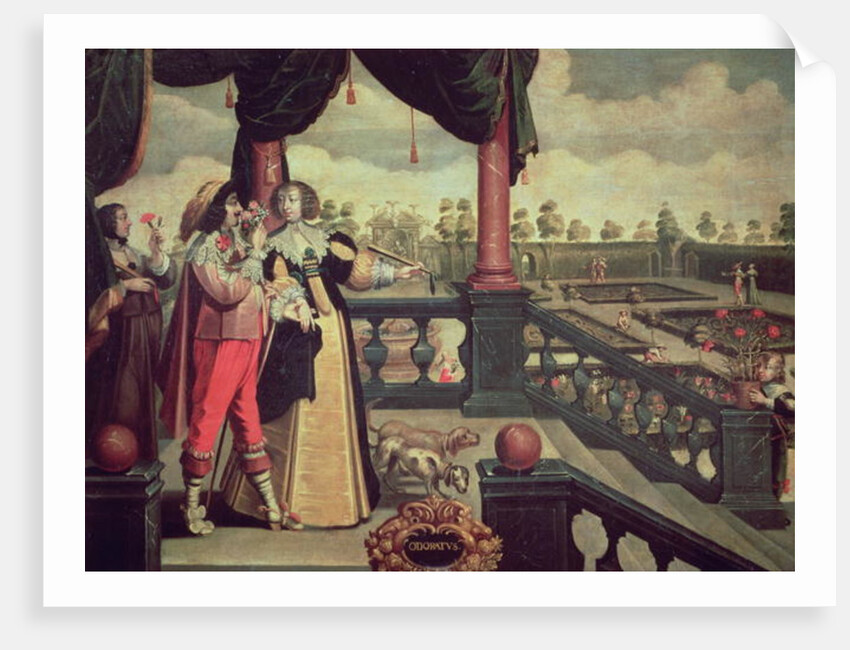 The Five Senses - Smell by Abraham (after) Bosse