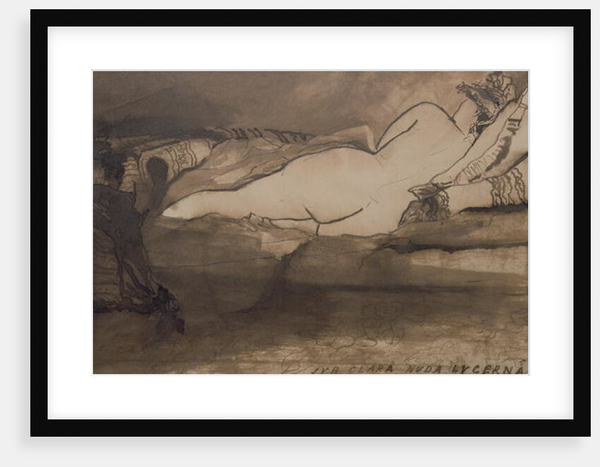 Sleeping Nude by Victor Hugo