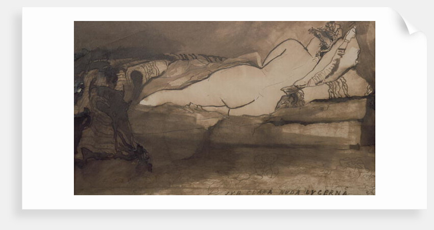 Sleeping Nude by Victor Hugo