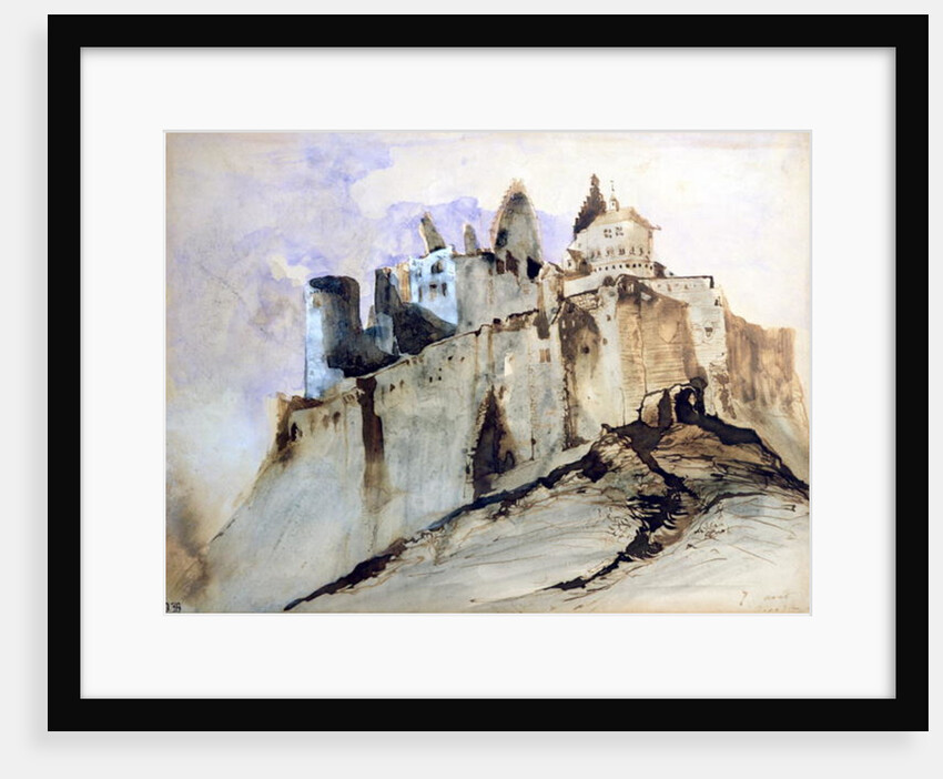The Chateau of Vianden, 1871 by Victor Hugo