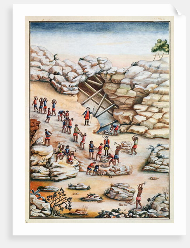 Diamond Mining in Brazil by Carlos Juliao