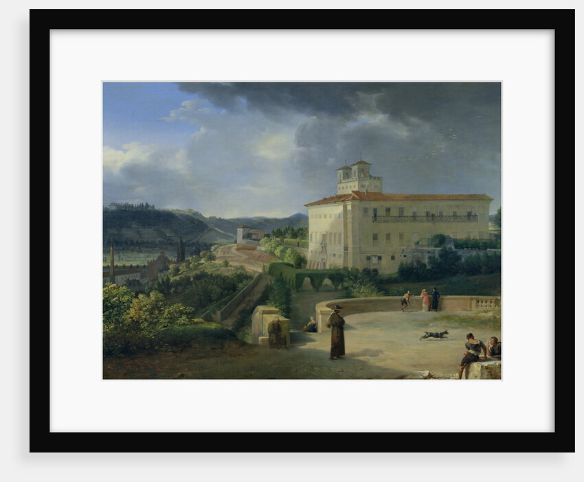 View of the Villa Medici, Rome, 1813 by Nicolas Antoine Taunay