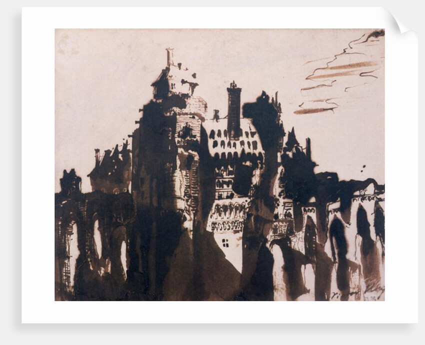 Chateau fortified by two Bridges by Victor Hugo