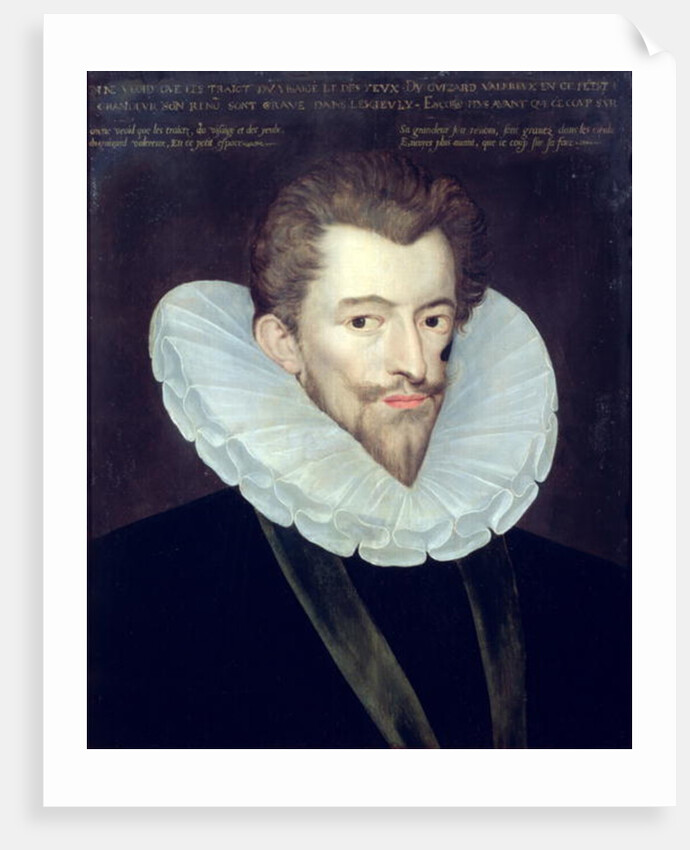 Portrait of Henri I de Lorraine, Duc de Guise, known as Le Balafre, c.1585 by French School