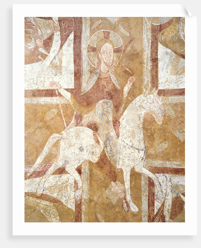 Christ on a White Horse by French School