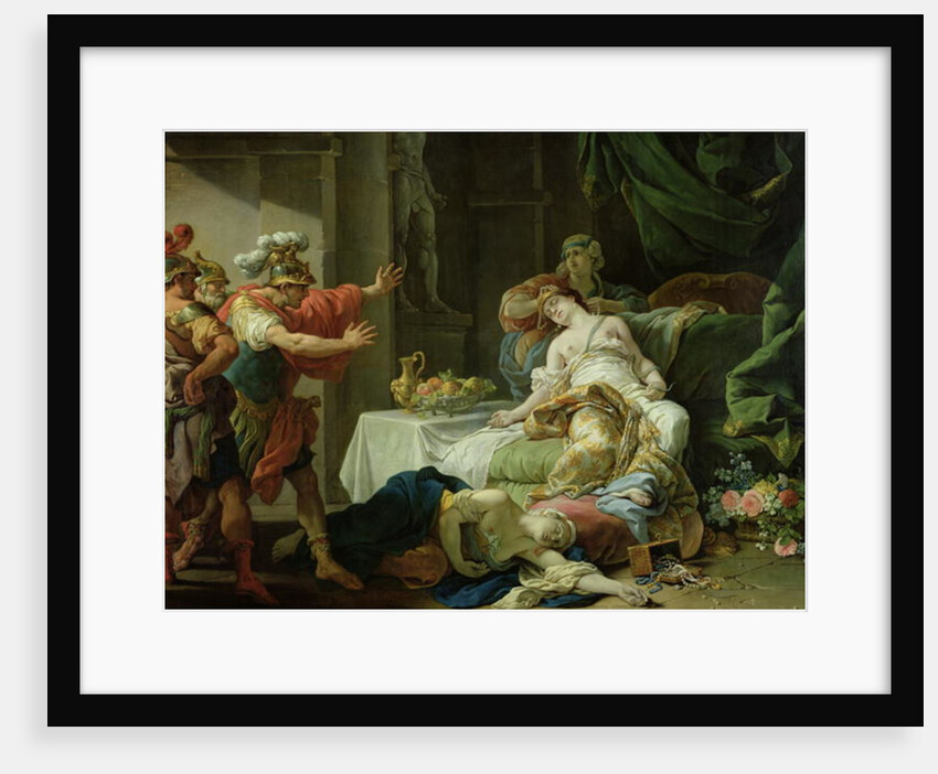 The Death of Cleopatra, 1755 by Louis Jean Francois I Lagrenee