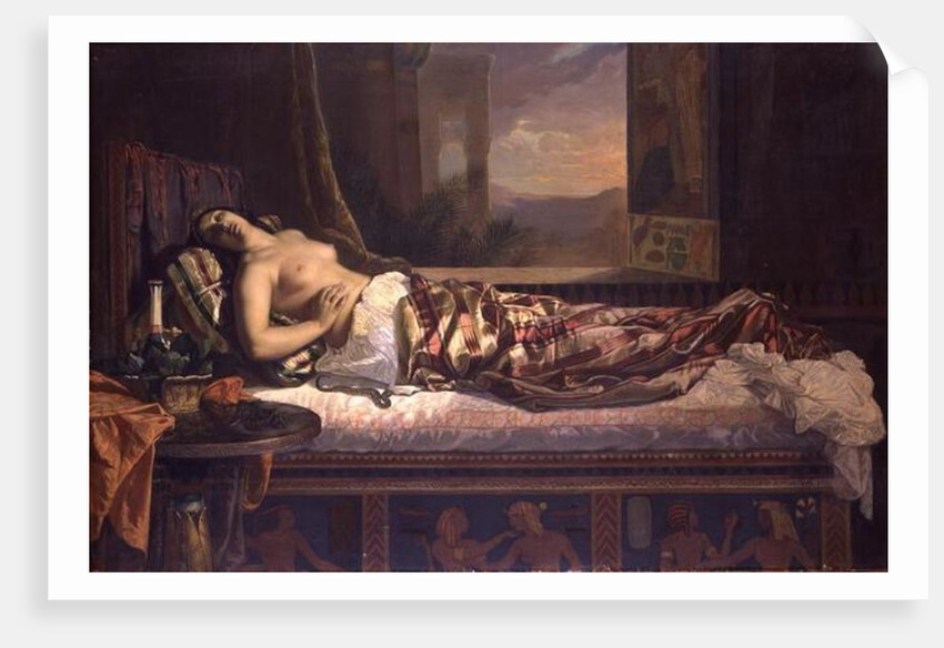 The Death of Cleopatra, 1841 by German von Bohn