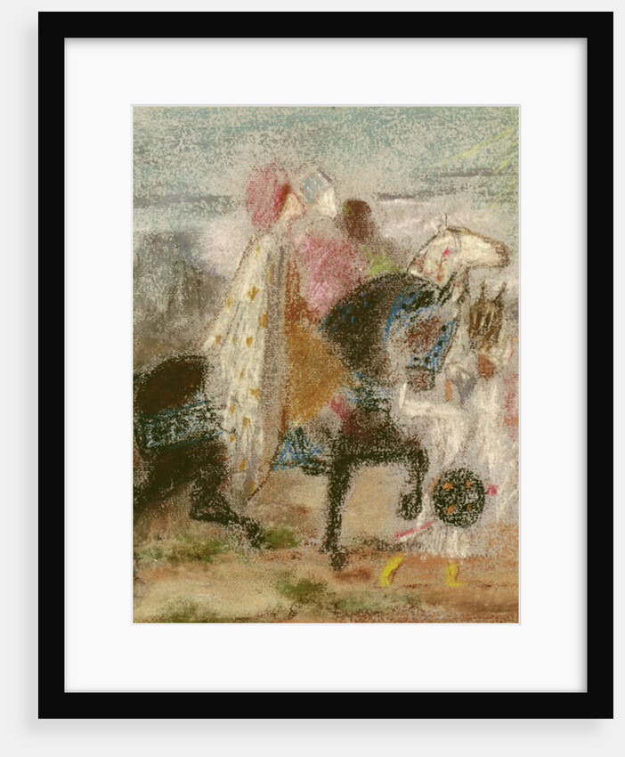 The Three Magi, started in 1860 and reworked after 1882 by Gustave Moreau