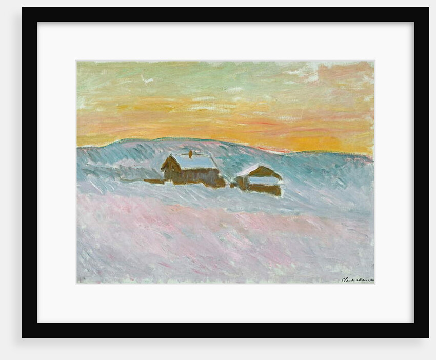 Norwegian Landscape, Blue Houses, 1895 by Claude Monet