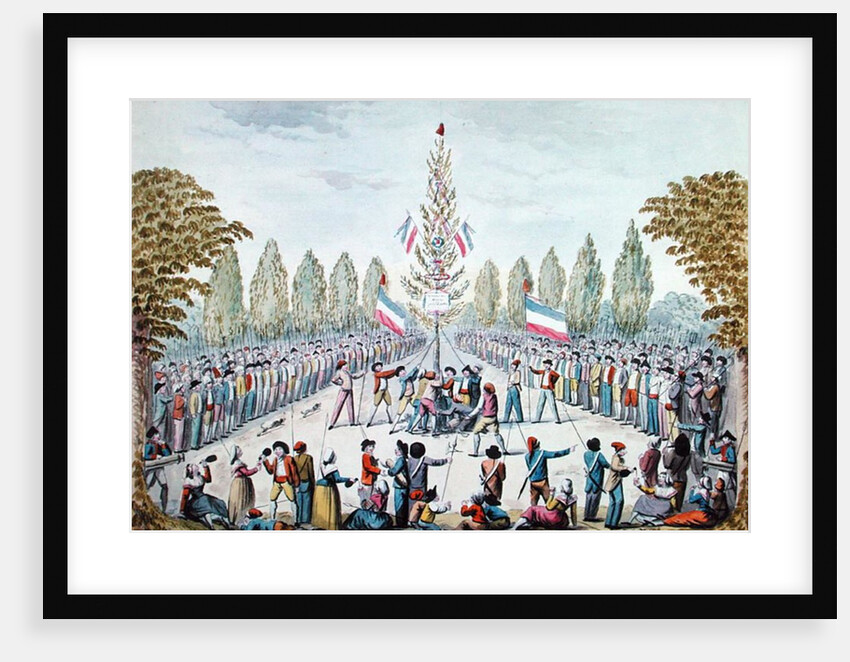 The Plantation of a Liberty Tree during the Revolution, c.1792 by Etienne Bericourt