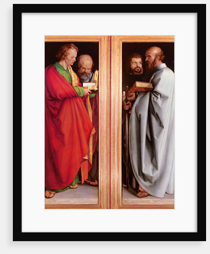 St. John with St. Peter and St. Paul with St. Mark, 1526 by Albrecht Dürer or Duerer