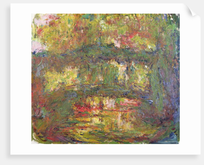 The Japanese Bridge at Giverny, 1918-24 by Claude Monet