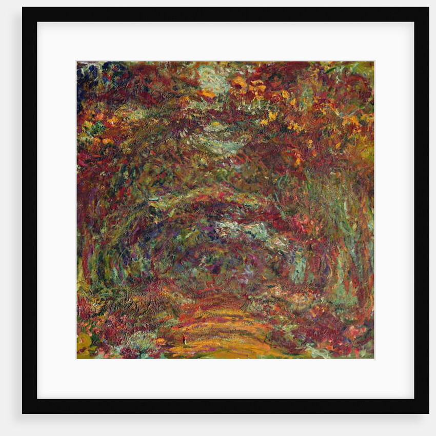 The Rose Path, Giverny, 1920-22 by Claude Monet