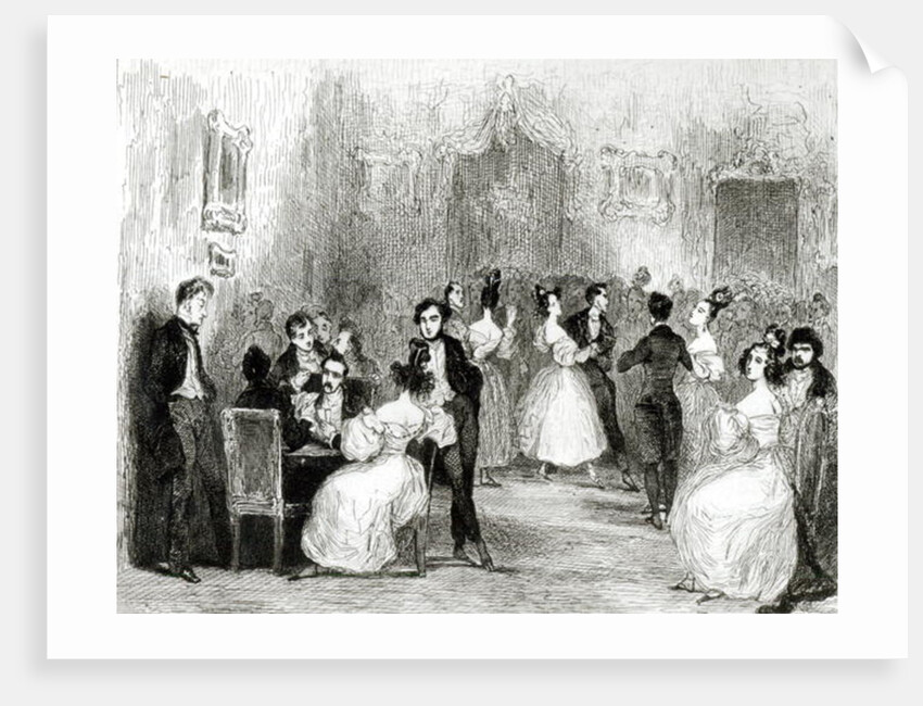 An Evening at the House of Charles Nodier 1831 by Tony Johannot