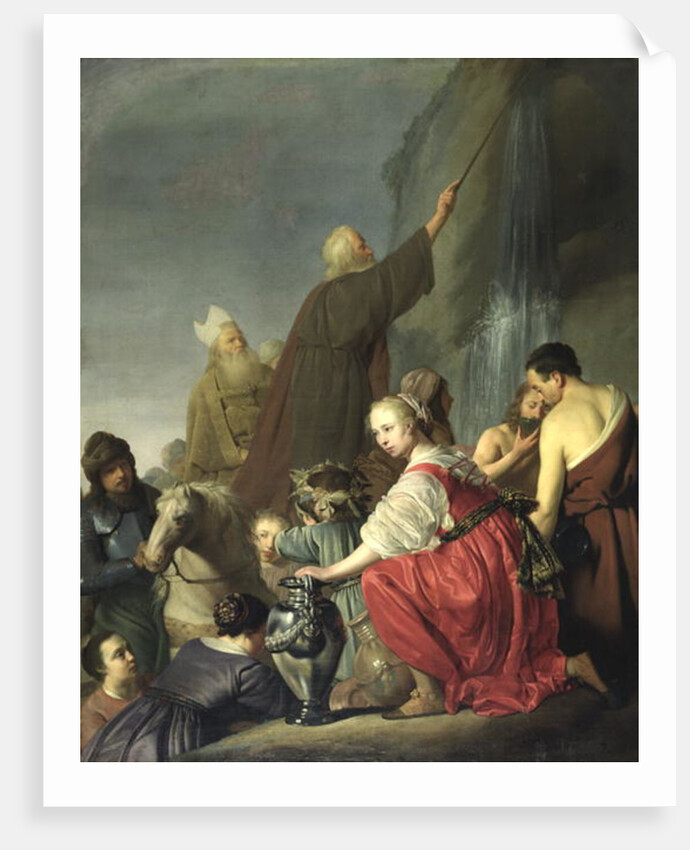 Moses Striking Water from the Rock, 17th century by Salomon de Coninch