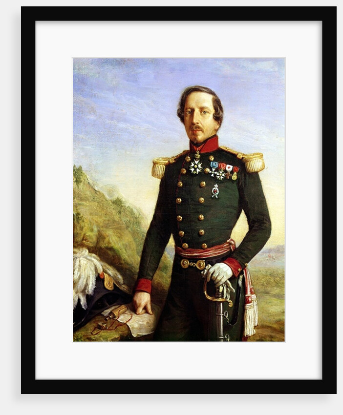 Portrait of Napoleon III 1852 by Felix Francois Barthelemy Genaille