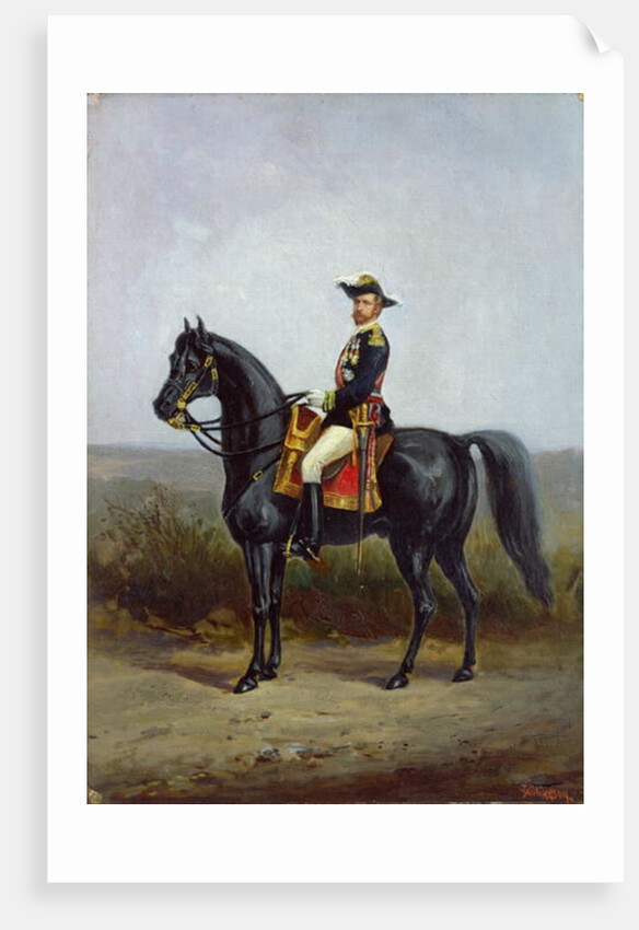 Equestrian Portrait of General George Ernest Boulanger by Daniel Alexander Williamson