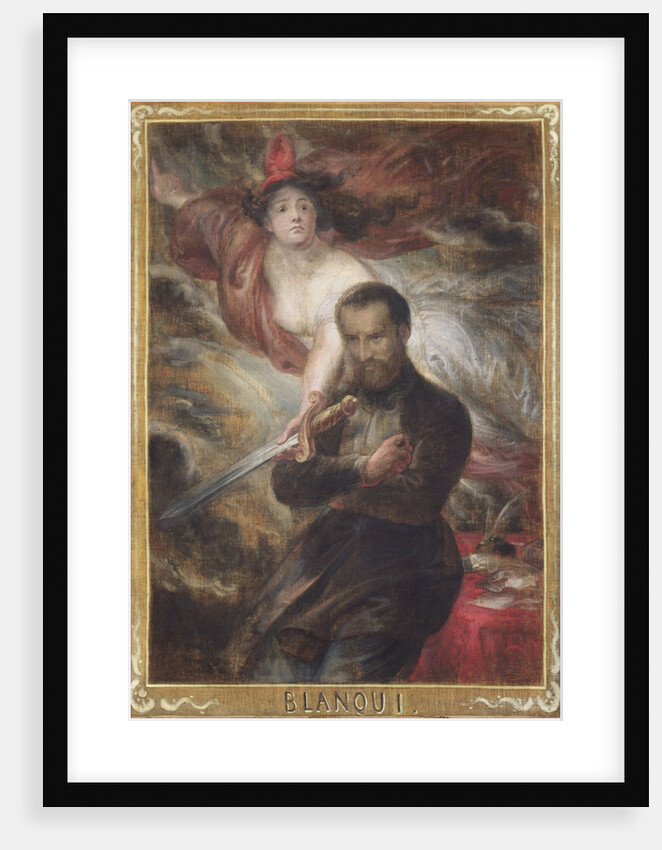 Portrait of Louis-Auguste Blanqui by Antoine Joseph Wiertz