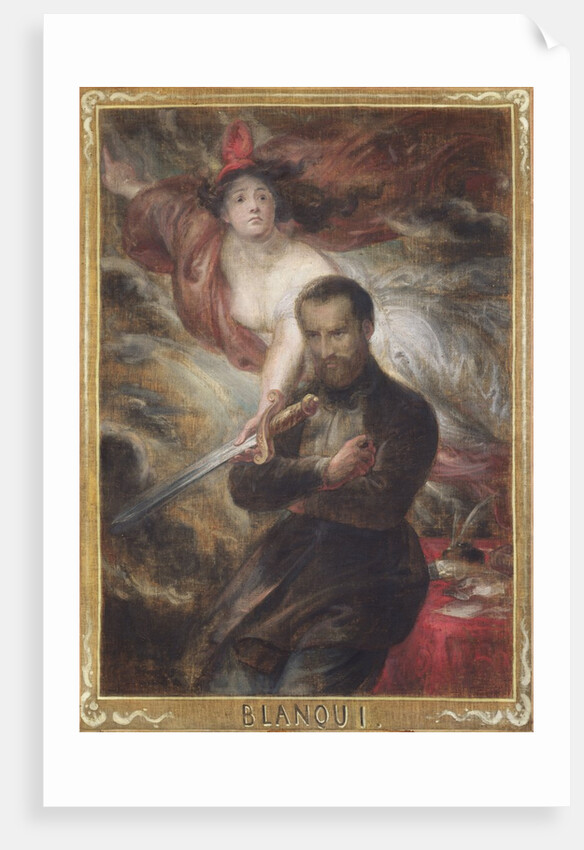 Portrait of Louis-Auguste Blanqui by Antoine Joseph Wiertz