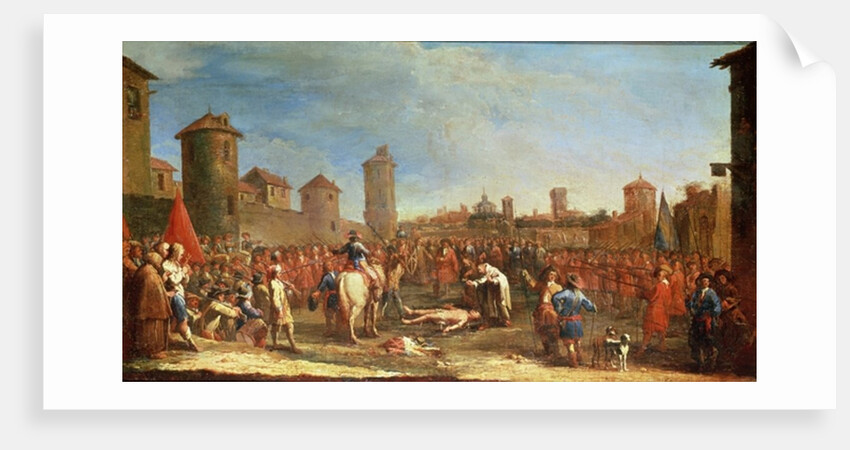 Torture on The Wheel by Claude Callot