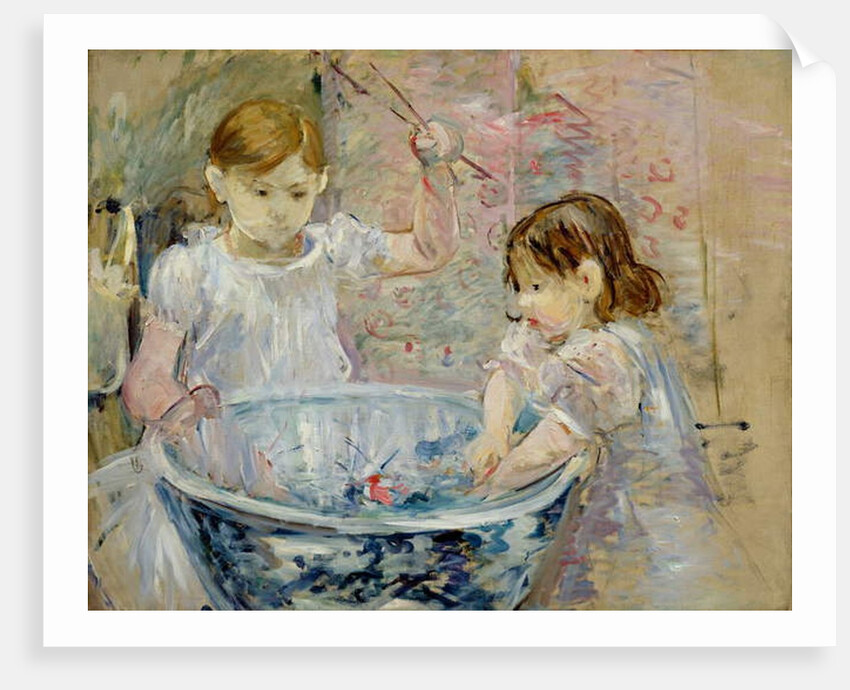 Children at the Basin, 1886 by Berthe Morisot