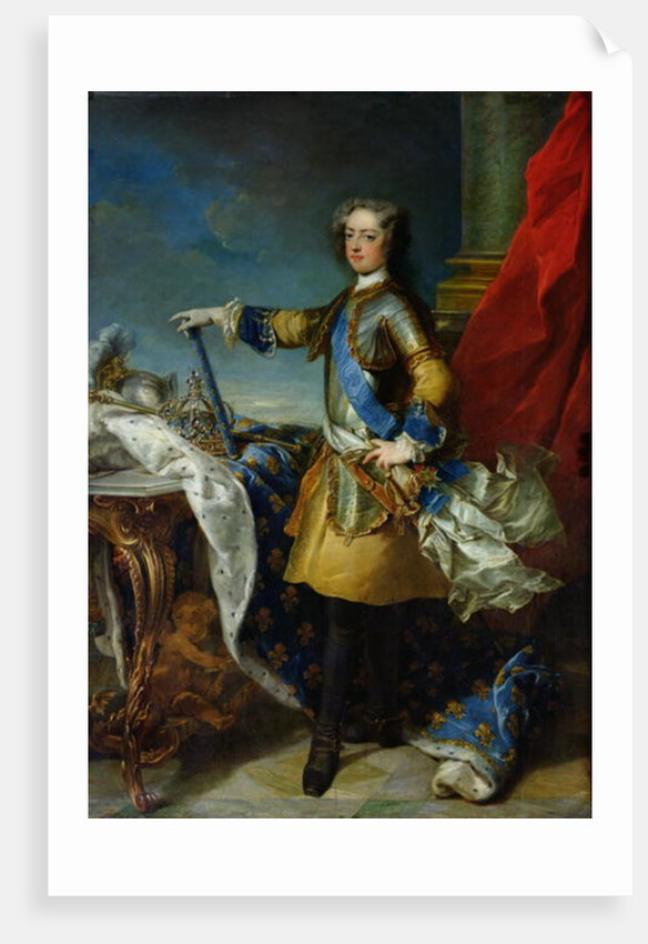 Portrait of Louis XV King of France, c.1727 by Jean-Baptiste van Loo