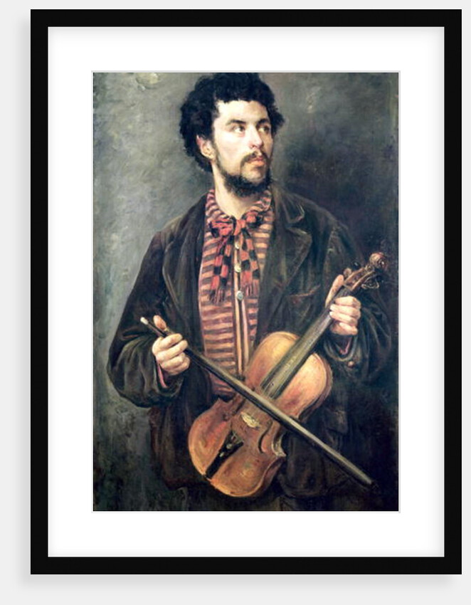 The Violin Player by Marcellin Gilbert Desboutin