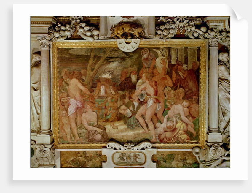 The Catanaean Twins, Anapias and Amphinamus at the Sacrificial Altar by Giovanni Battista Rosso Fiorentino