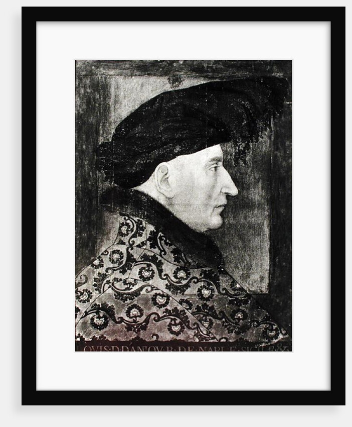 Louis II of Anjou King of Naples and Sicily, 1410 by French School
