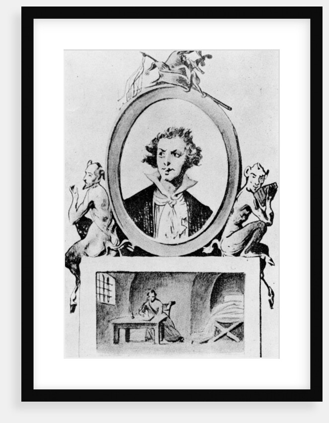 Imaginary Portrait of the Marquis de Sade c.1814-15 by French School