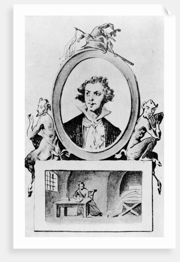 Imaginary Portrait of the Marquis de Sade c.1814-15 by French School