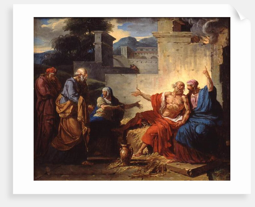 Job Being Scolded by his Wife, c.1790 by Francois Andre Vincent