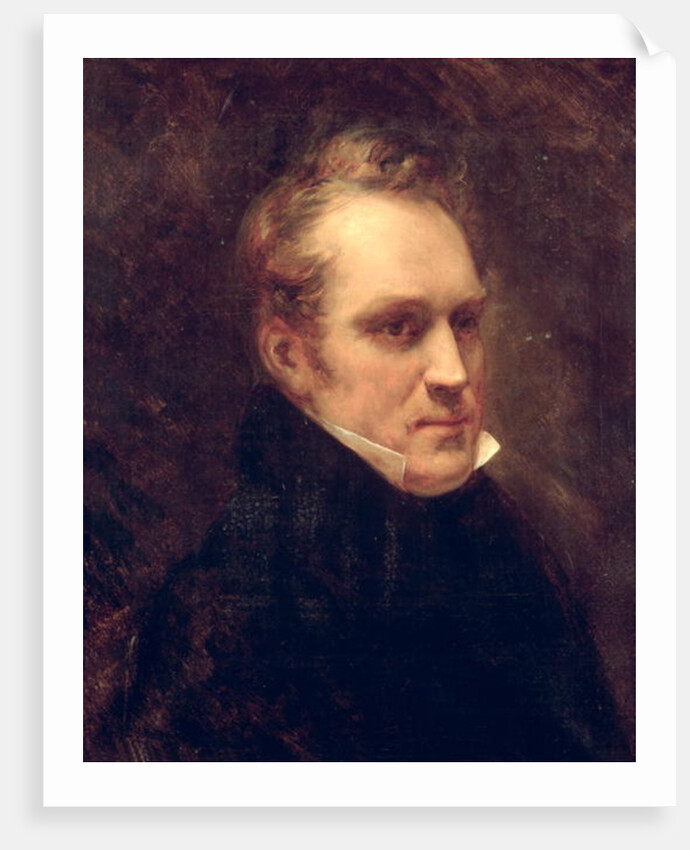 Portrait of Aimable-Guillaume-Prosper Brugiere Baron of Barante by Ary Scheffer