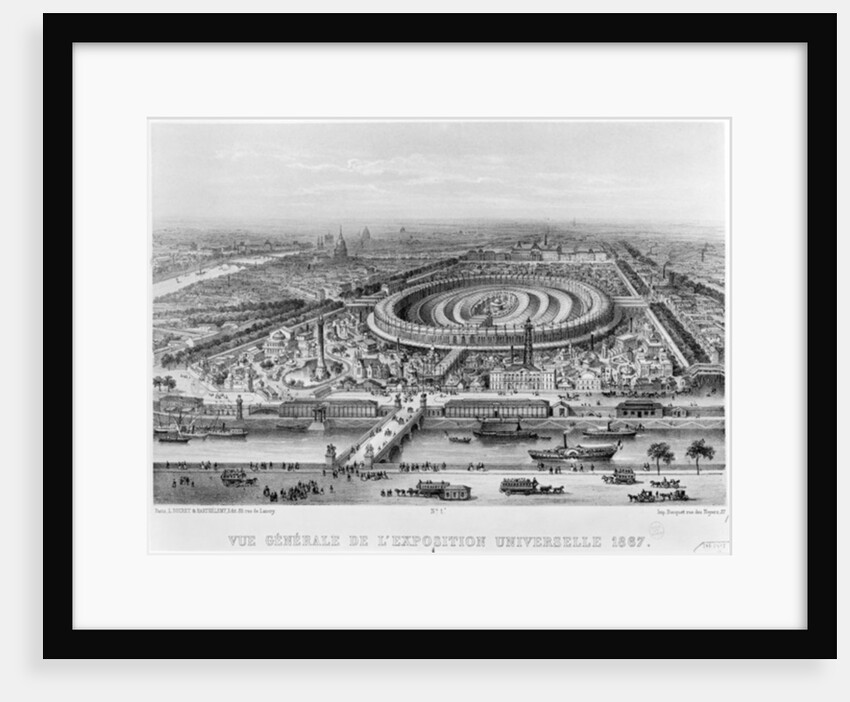 General View of the Exposition Universelle, Paris in 1867 by French School