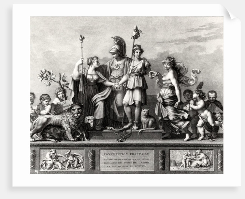 The French Constitution by Pierre-Paul Prud'hon