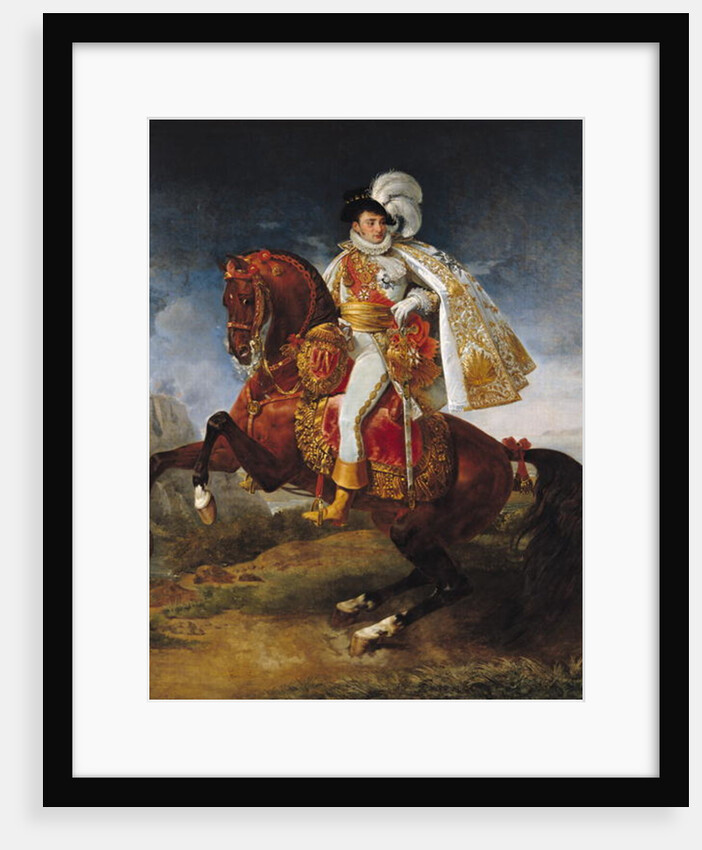 Equestrian Portrait of Jerome Bonaparte 1808 by Baron Antoine Jean Gros