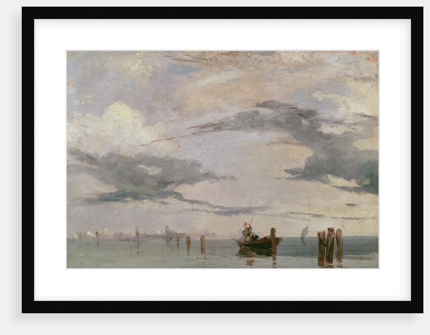 View of the Lagoon near Venice, 1826 by Richard Parkes Bonington