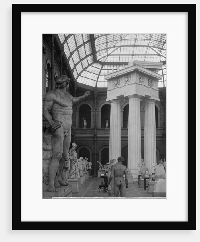 Ecole Nationale des Beaux-Arts, Palais des Etudes, the glass courtyard, c.1890-99 by Adolphe Giraudon