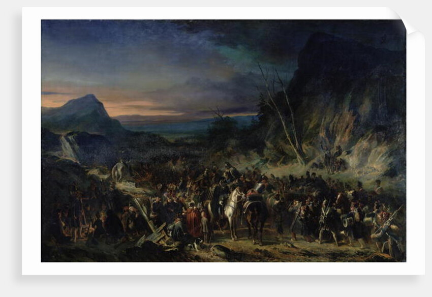 The Ravine, Campaign of 1809, 1843 by Nicolas Toussaint Charlet