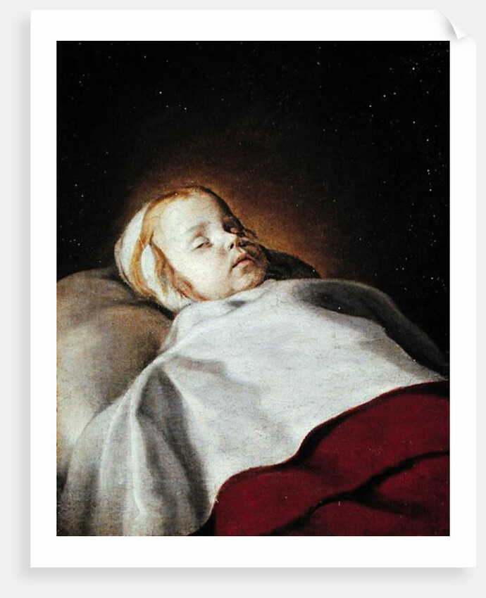 Portrait of a Dead Child, c.1650 by French School