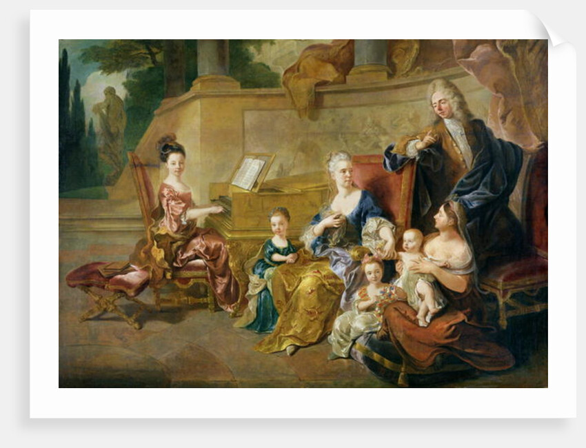 The Franqueville Family, 1711 by Francois de Troy