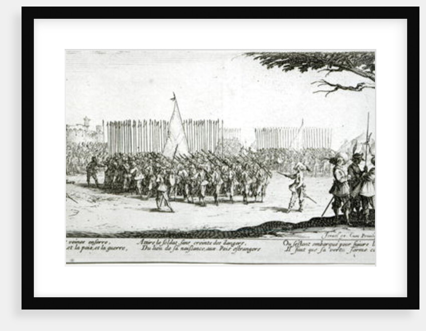 The Raising of an Army by Jacques Callot