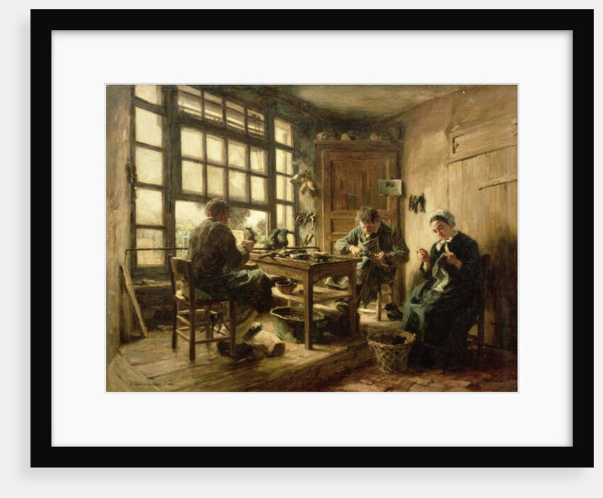 The Cobblers, 1880 by Leon Augustin Lhermitte