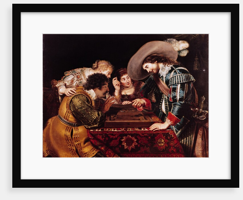The Game of Backgammon by Cornelis de Vos