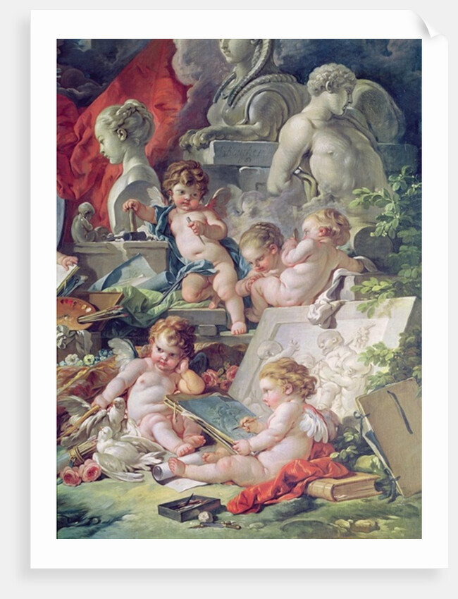 Genius Teaching the Arts, 1761 by Francois Boucher