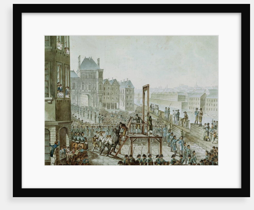The Execution of Georges Cadoudal and his Accomplices, Place de Greve, 25th June 1804 by Armand de Polignac