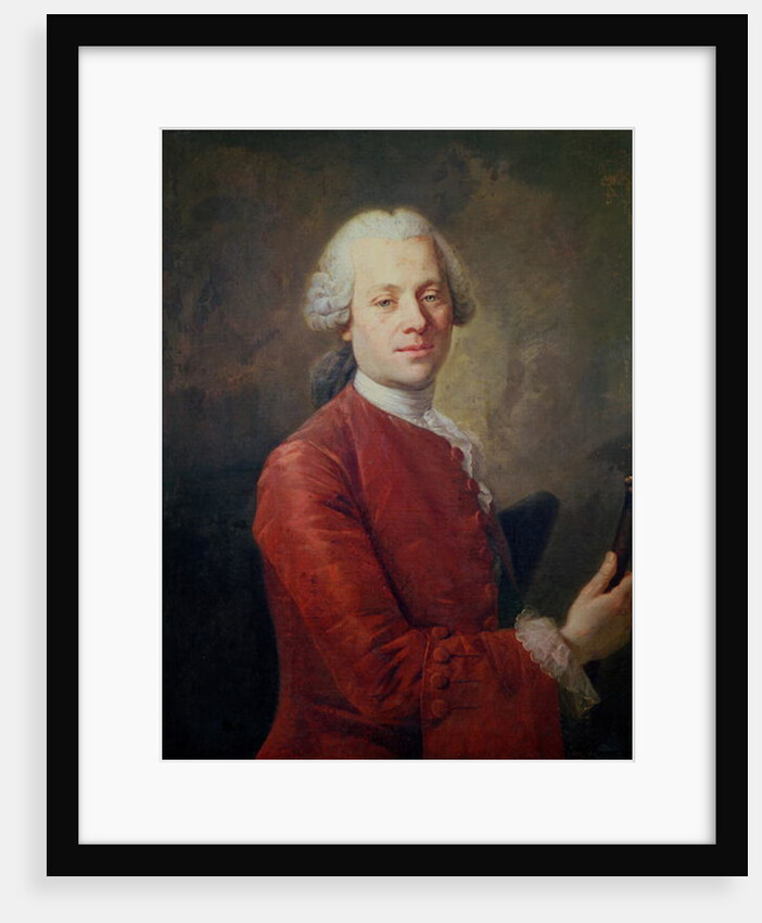 Portrait of Jean le Rond d'Alembert by Louis M. Tocque