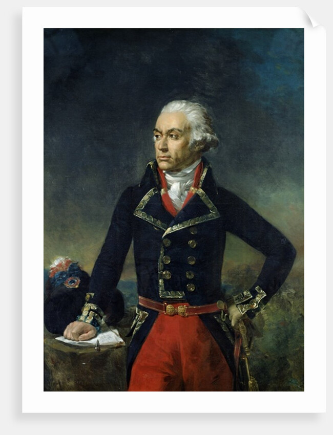 Charles-Francois du Perier Dumouriez after a painting by Jean Antoine Houdon, 1834 by Jean Sebastien Rouillard