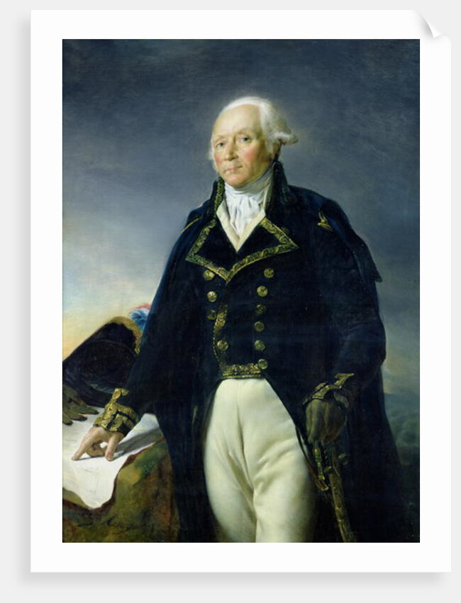 Portrait of Francois-Christophe Kellermann c.1835 by Georges Rouget